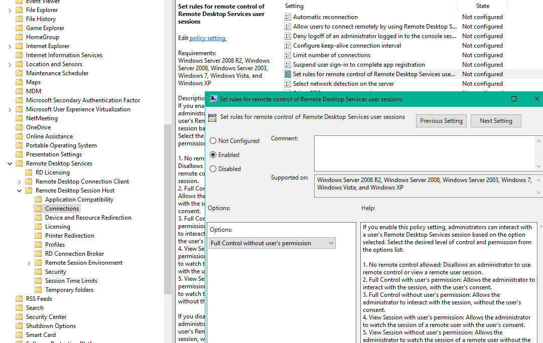 Mstsc Shadow Access Denied , RDS Shadow – BPON